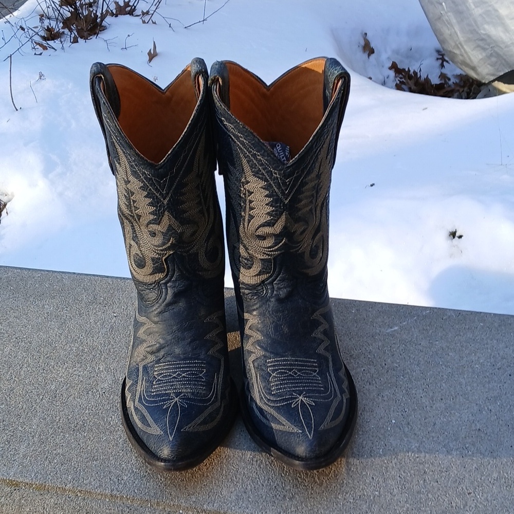 Old Gringo Distressed Blue Boot Sz 9.5B - Picture 4 of 16